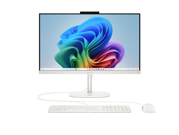 Desktop HP OmniStudio All-in-One D79Z0EA 24-cw0001nv 24" FHD Touch Ryzen 7-445/16GB/1TB/W11H White