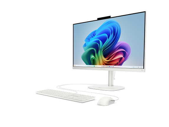 Desktop HP OmniStudio  All-in-One D79Z0EA 24-cw0001nv 24" FHD Touch Ryzen 7-445/16GB/1TB/W11H White