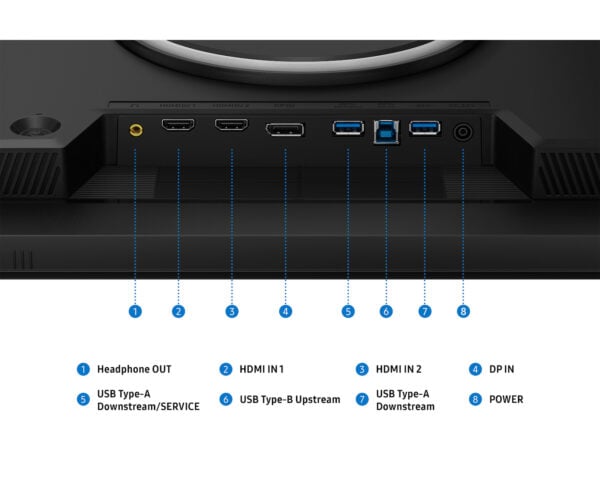 Οθόνη Samsung 32" Odyssey G8 LS32HG802ESXEN IPS 6K-165Hz / 3K-330Hz